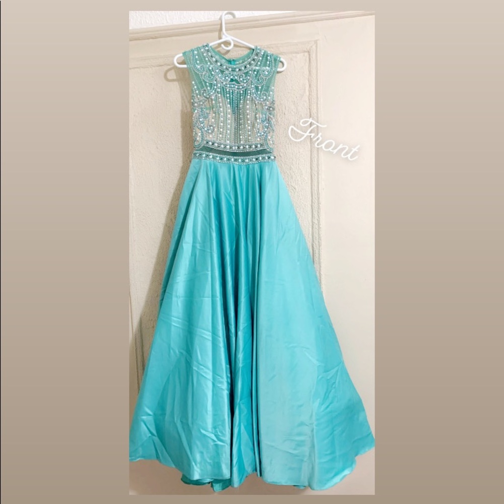 Quinceanera Dress Prom dress 👗 minty turquoise